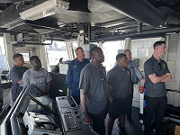 Visit to the US Coast Guard Cutter James Including A Tour of the Ship and Lunch With The Crew